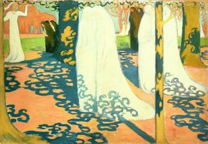 Prosesjon under trærne, 1892
